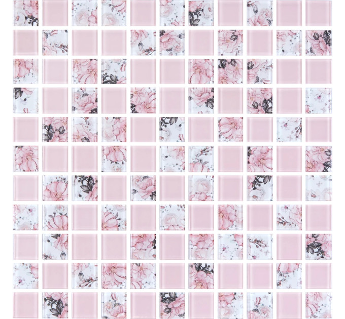 Мозаїка GMP 0825008 С2 Print 8-Pink W 300300x8 Котто Кераміка
