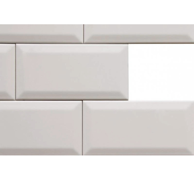 Плитка стінова Metrotiles сатин білий 100x200x7 Golden Tile