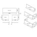 Панель до ванни бокова права 80 R City Slim (X000001066), RAVAK