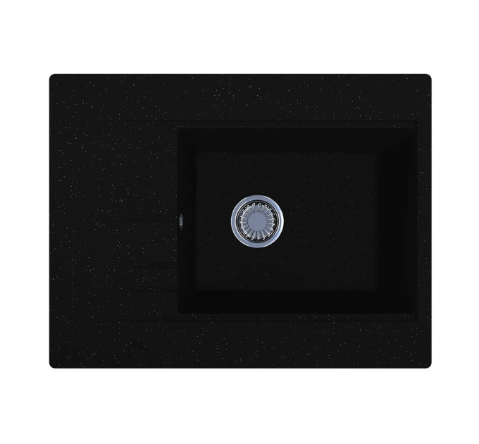 Кухонна мийка BODRUM 650 Black MIRAGGIO