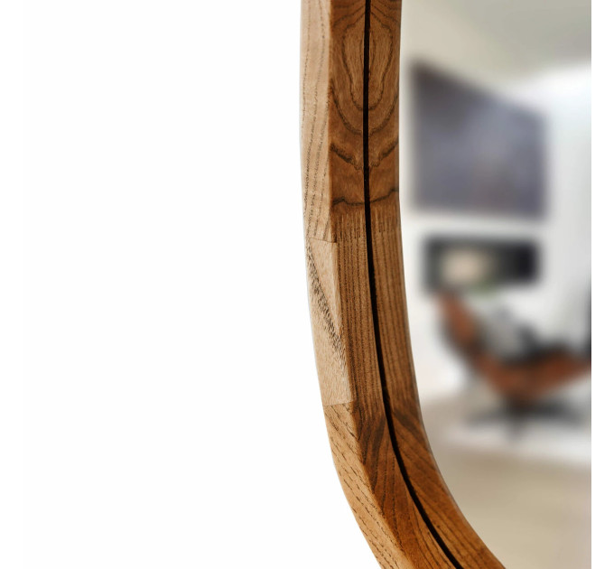 Дзеркало New Art Slim 500x800 Natural Dark Luxury Wood