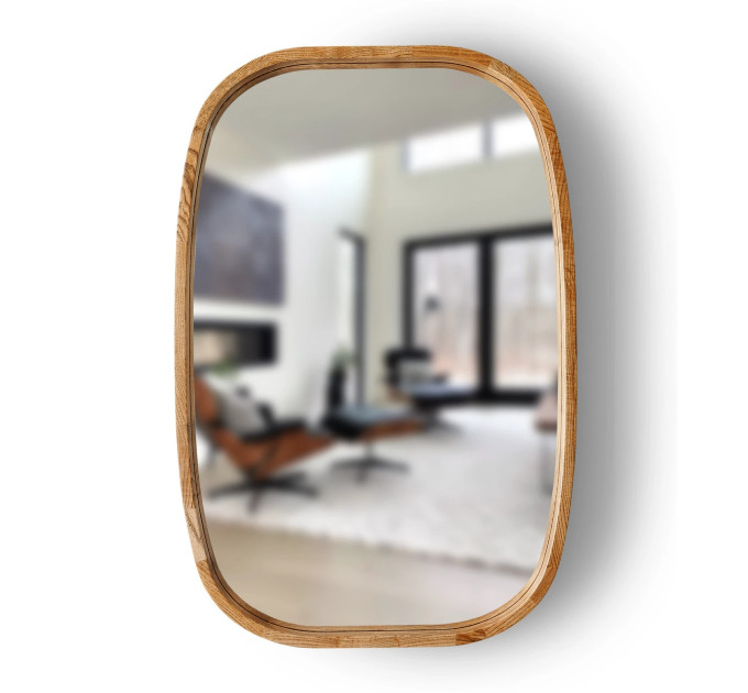 Дзеркало New Art Slim 500x800 Natural Dark Luxury Wood
