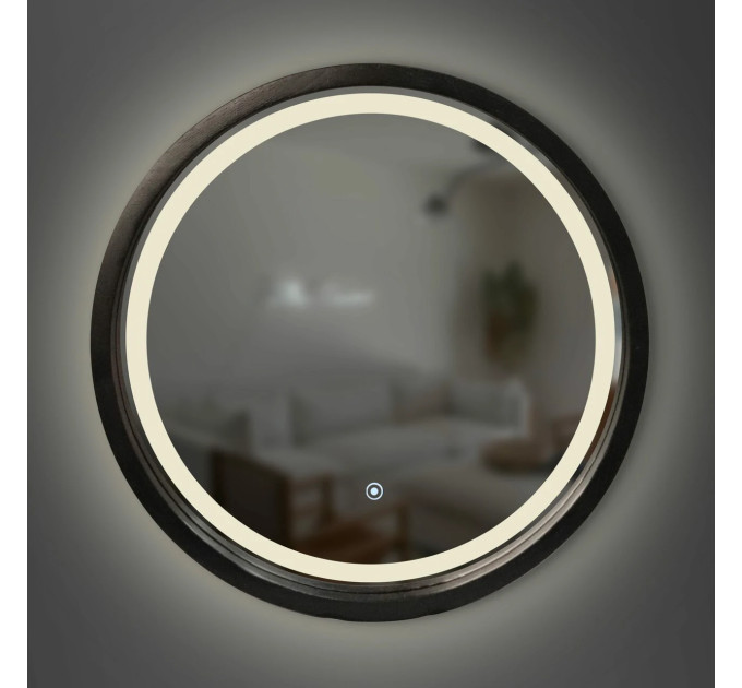 Дзеркало Perfection Slim LED D550 Black Luxury Wood