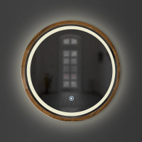 Дзеркало Perfection Slim LED D750 Natural Walnut Luxury Wood