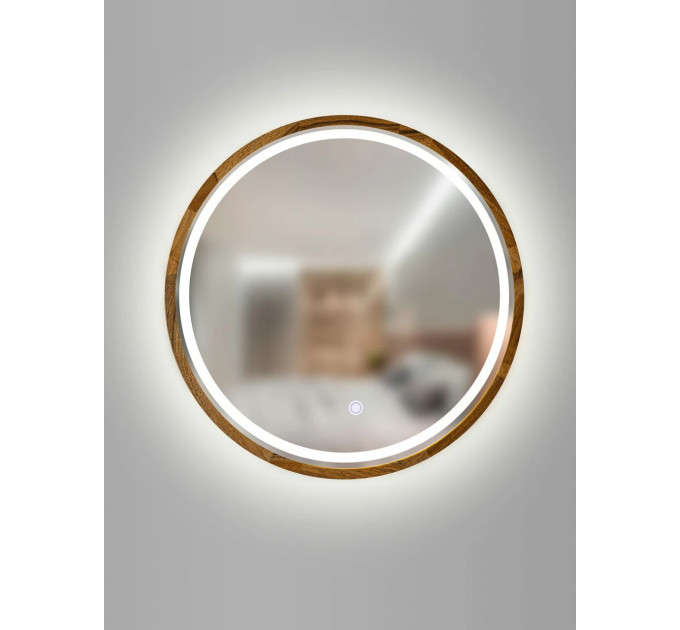 Дзеркало Perfection Slim LED D750 Natural Walnut Luxury Wood