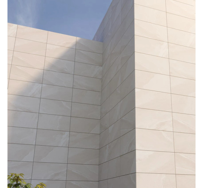 Плитка підлогова ZBXCL0BR Calcare White 45x90 код 7092 Zeus Ceramica