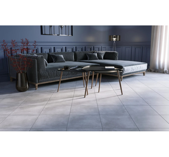 Плитка керамогранітна Lofty сірий 400x400x8 Golden Tile
