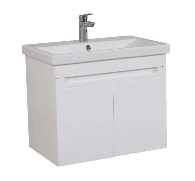 Шафка з умивальником підвісна Омега Elit 70, Аква Родос