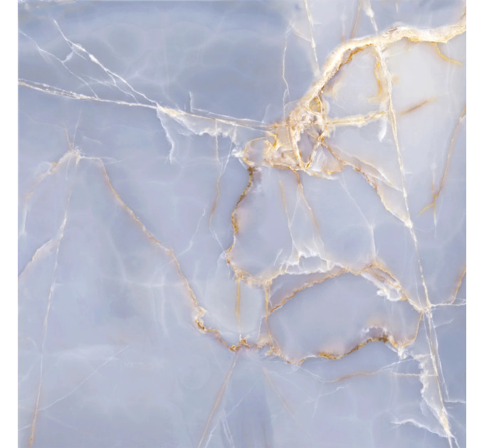 Плитка підлогова 7А3510 Onyx Blue Блакитний 60,7x60,7 код 4963 Голден Тайл