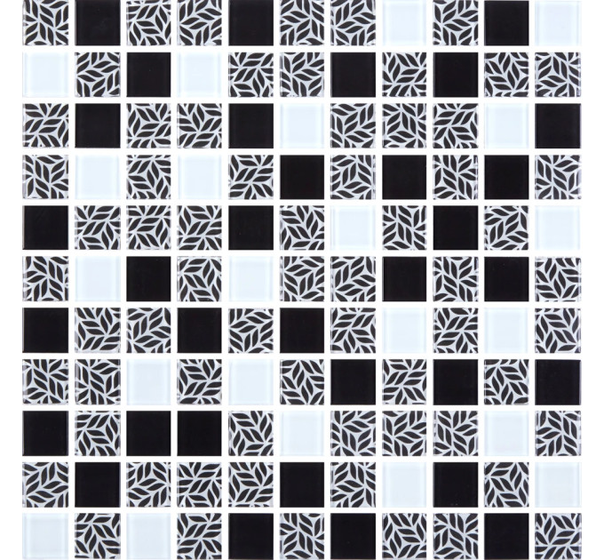 Мозаїка GMP 0825011 С3 Print 10-Black-White 300300x8 Котто Кераміка