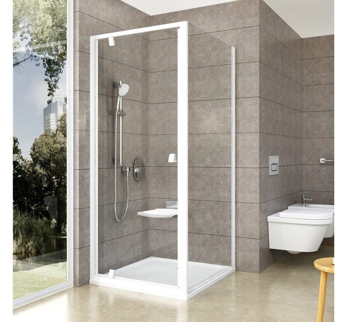 Душові двері одноелементні Pivot PDOP1-90 Transparent, (03G70101Z1) RAVAK