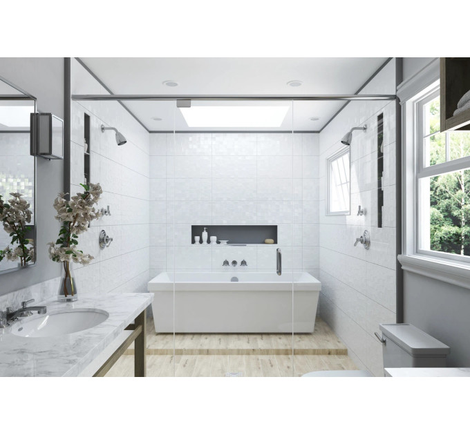 Плитка стінова НЗ0251 Сатин Білий SATIN 30x60 код 3660 Голден Тайл