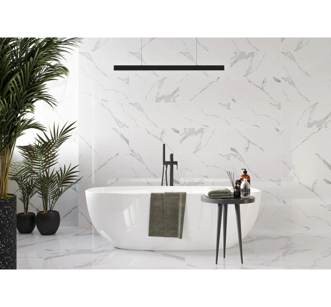 Плитка керамогранітна Calacatta Vera білий RECT 595x595x11 Golden Tile
