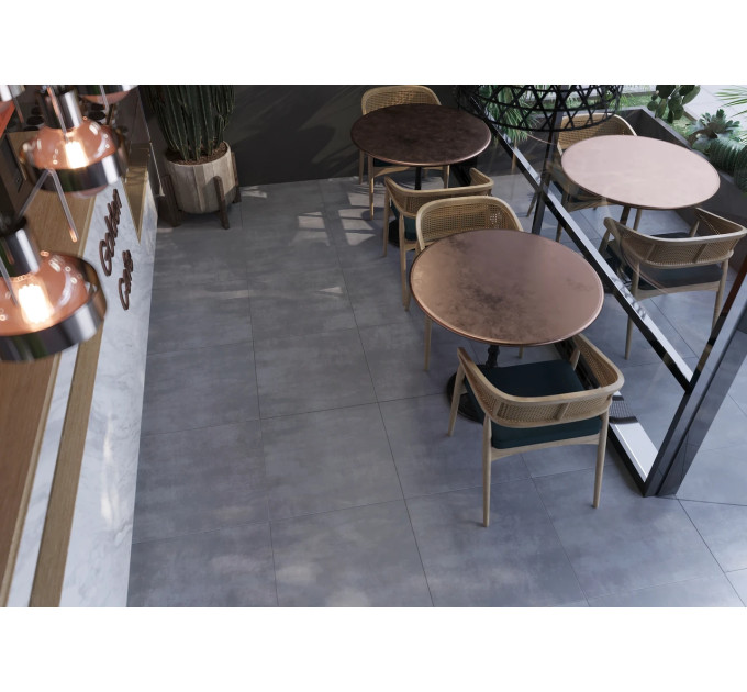 Плитка керамогранітна Strada cвітло-сірий RECT 600x600x10 Golden Tile