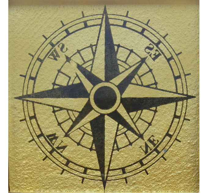 Вставка Tako GTР 73008 Compass Beige Gold 73х73х8 Котто Кераміка