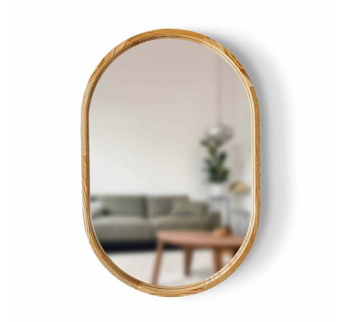 Дзеркало Freedom Slim 600x900 Natural Dark Luxury Wood