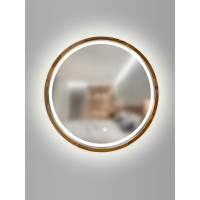 Дзеркало Perfection Slim LED D650 Natural Walnut Luxury Wood