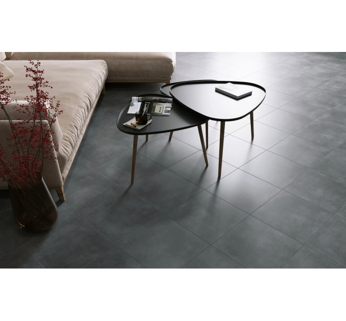 Плитка керамогранітна Lofty антрацит 400x400x8 Golden Tile