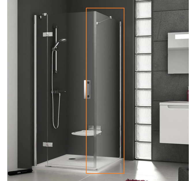 Душова стінка нерухома одноелементна SMARTLINE SMPS-100 R Transparent, RAVAK