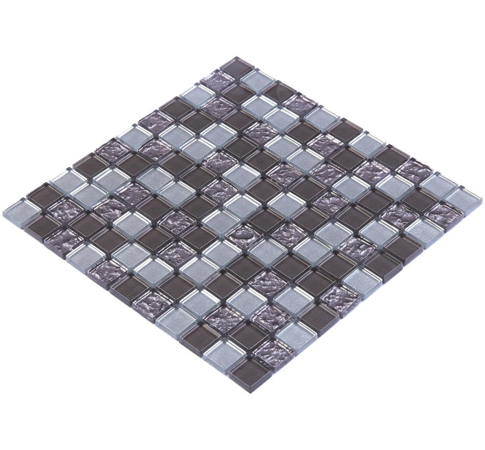 Мозаїка GM 8001 C3 Grey R S1-Grey M-Grey Silver 300x300x8 Котто Кераміка