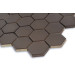 Мозаїка HEXAGON H 6005 Coffee Brown 295х295х9 Кераміка Лео УКРАЇНА