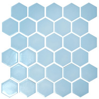 Мозаїка HEXAGON H 6026 Light Blue 295х295х9 Кераміка Лео УКРАЇНА