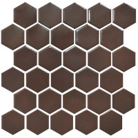 Мозаїка HEXAGON H 6005 Coffee Brown 295х295х9 Кераміка Лео УКРАЇНА