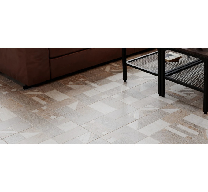 Плитка керамогранітна Misto Mattone коричневий 400x400x8 Golden Tile