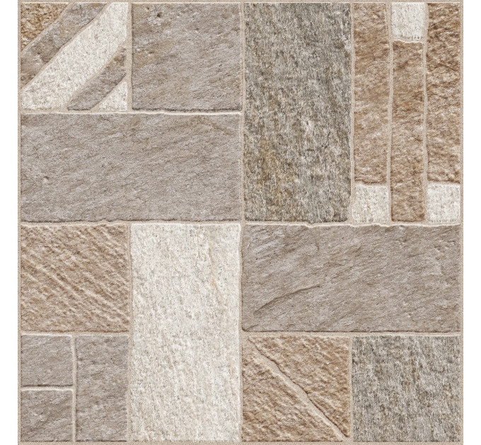 Плитка керамогранітна Misto Mattone коричневий 400x400x8 Golden Tile