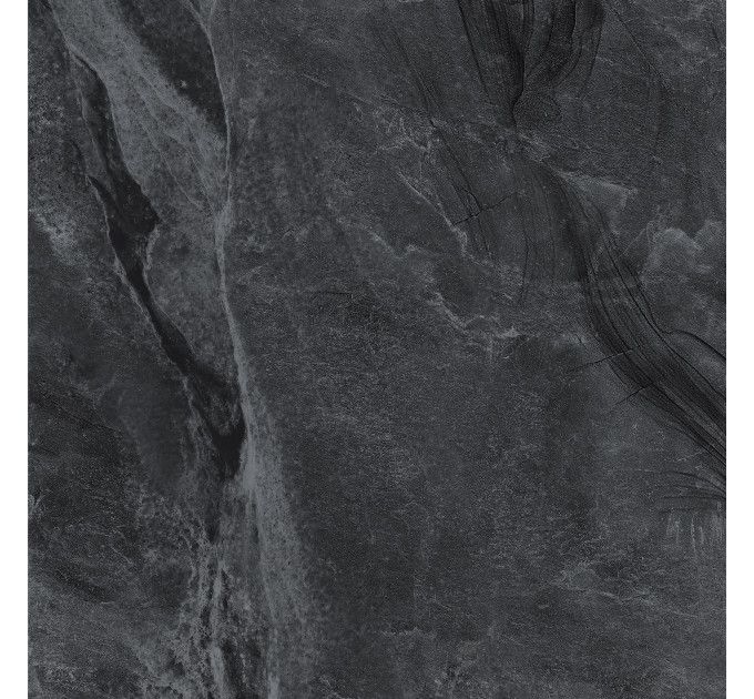 Плитка керамогранітна DRС580 Dark Rock чорний 600х600х8 Golden Tile