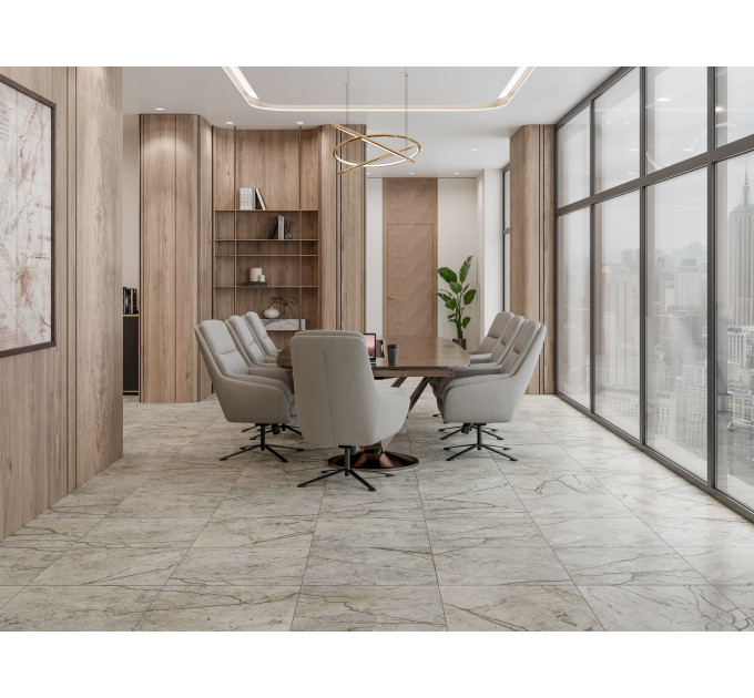 Плитка керамогранітна CM2580 Carisma сірий 600х600х8 Golden Tile