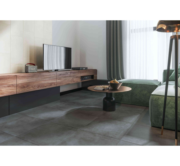 Плитка керамогранітна 81У580 Kassel антрацит 600х600х8 Golden Tile