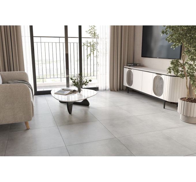 Плитка керамогранітна 812580 Kassel сірий 600х600х8 Golden Tile