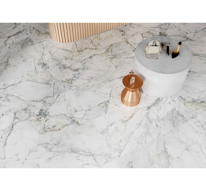 Плитка керамогранітна LE0590 Leonardo білий 600х600х8 Golden Tile