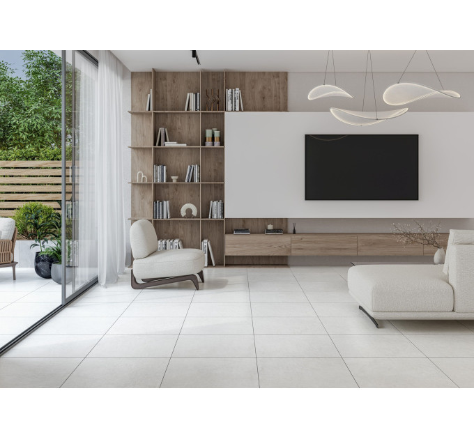 Плитка керамогранітна MCЖ580 Meta Concrete перлина 600х600х8 Golden Tile