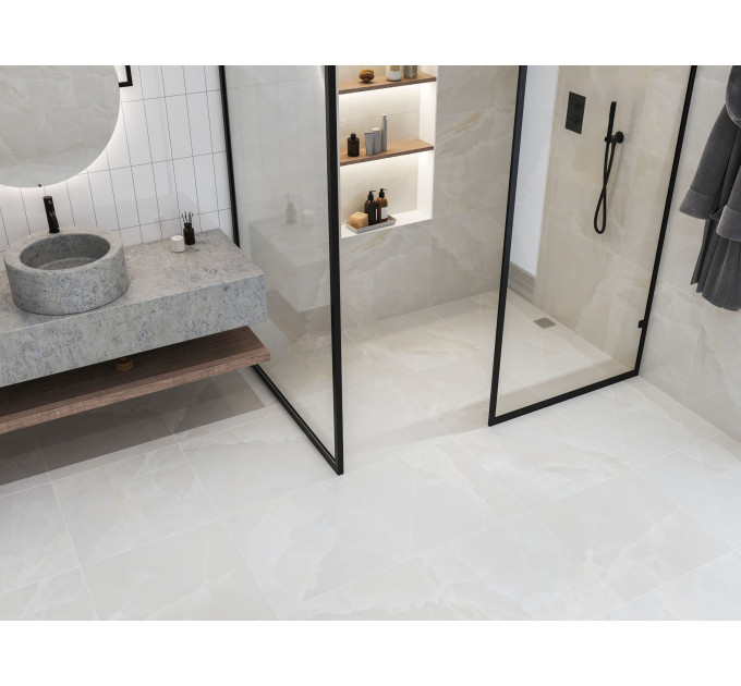 Плитка керамогранітна OT1580 Onyx Toscano бежевий 600х600х8 Golden Tile