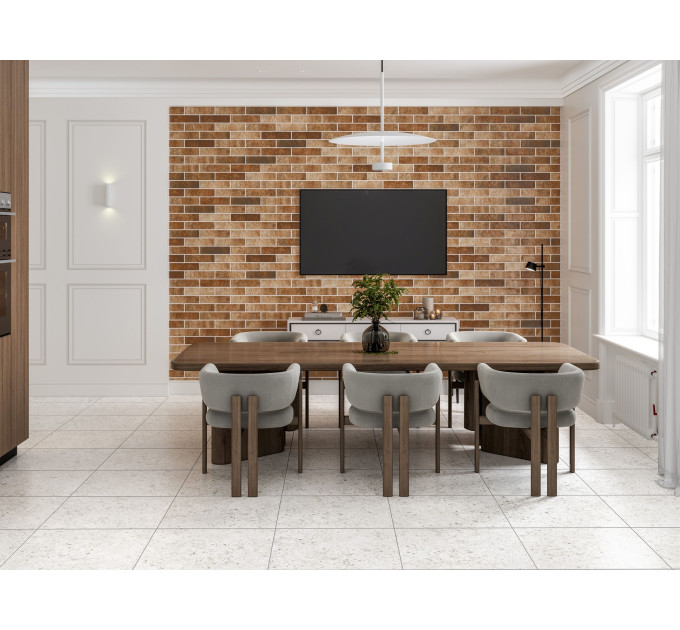 Плитка керамогранітна PEQ580 Pebbles Extra б'янко 600х600х8 Golden Tile