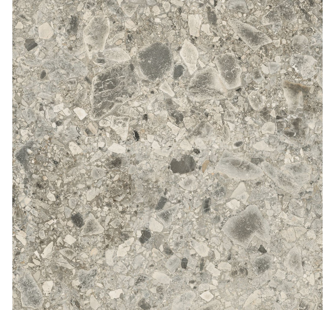 Плитка керамогранітна PGS580 Pebbles Extra Grande сіро-коричневий 600х600х8 Golden Tile