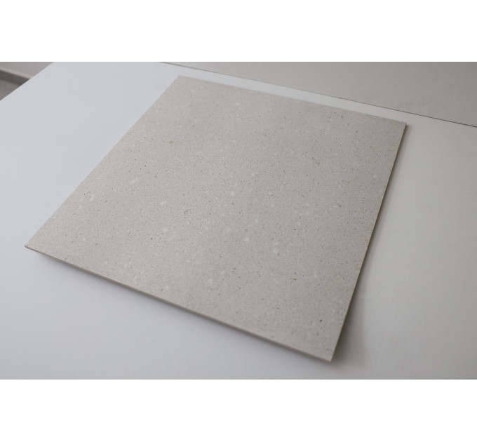 Плитка керамогранітна PLQ580 Pebbles Light б'янко 600х600х8 Golden Tile