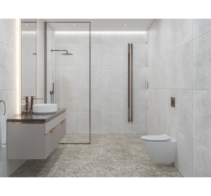 Плитка керамогранітна PE7580 Pebbles Extra коричневий 600х600х8 Golden Tile