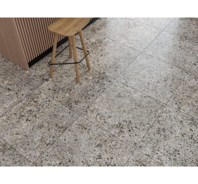 Плитка керамогранітна PE7580 Pebbles Extra коричневий 600х600х8 Golden Tile