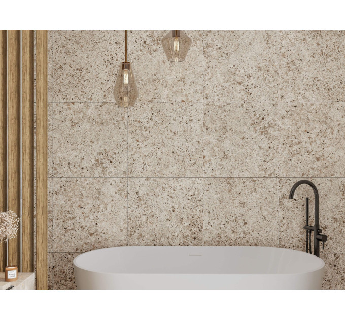 Плитка керамогранітна PEF580 Pebbles Extra мокко 600х600х8 Golden Tile