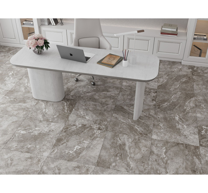 Плитка керамогранітна RT2580 Ritz сірий 600х600х8 Golden Tile