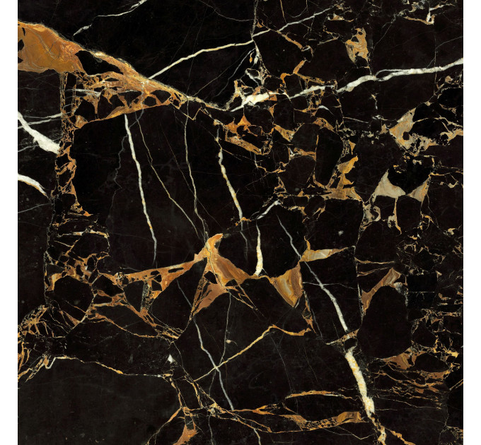 Плитка керамогранітна 9АС580 Saint Laurent чорний 600х600х8 Golden Tile