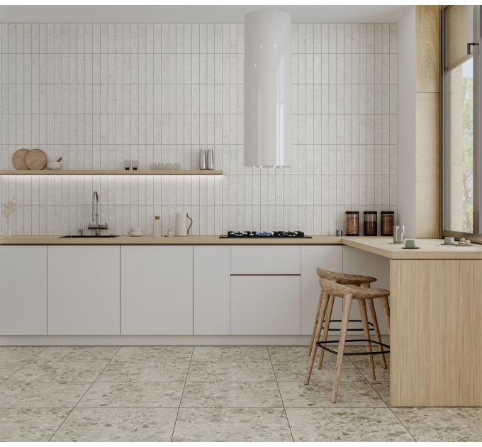 Плитка керамогранітна PGS580 Pebbles Extra Grande сіро-коричневий 600х600х8 Golden Tile