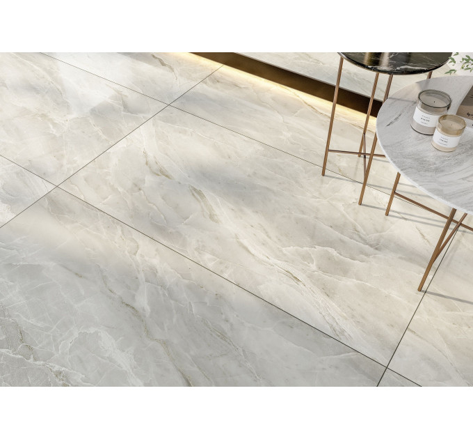 Плитка керамогранітна S92590 Silver Roots сірий 600х600х8 Golden Tile