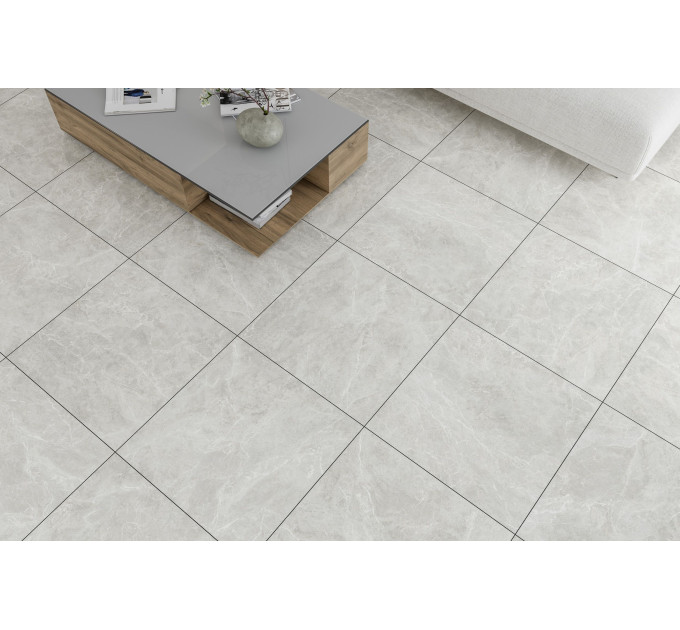 Плитка керамогранітна SEG580 Sky Stone світло-сірий 600х600х8 Golden Tile