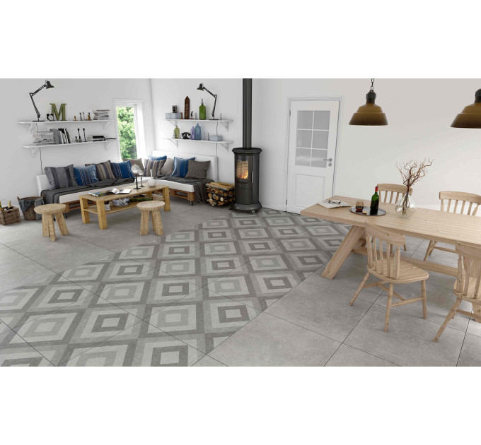 Плитка керамогранітна 442670 Stonehenge сірий 600х600х7 Golden Tile