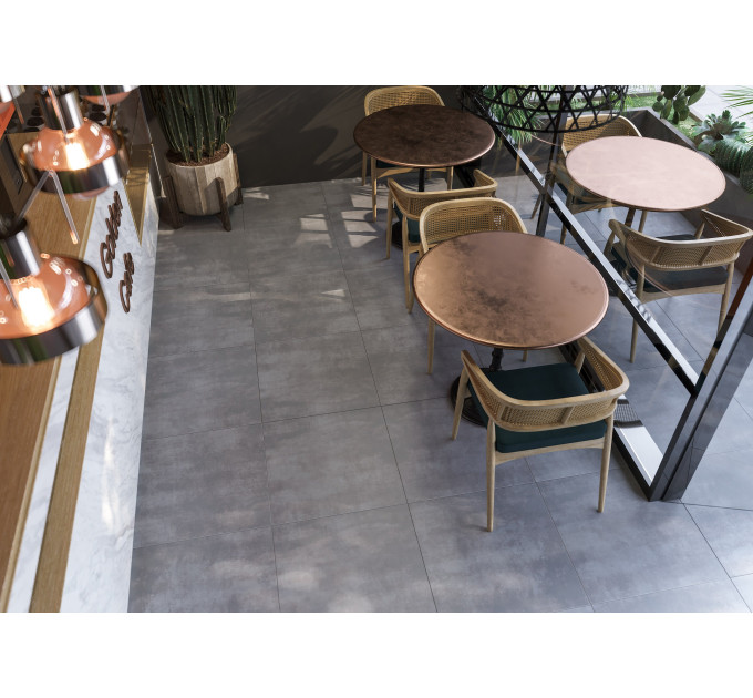 Плитка керамогранітна 5N2670 STRADA сірий 600х600х7 Golden Tile