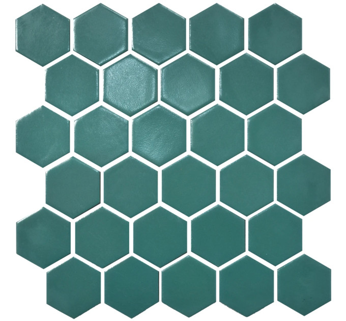Мозаїка HEXAGON H 6017 Aqvamarine 295х295х9 Кераміка Лео УКРАЇНА
